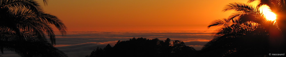 Sonnenuntergang an der Küste von Kalifornien